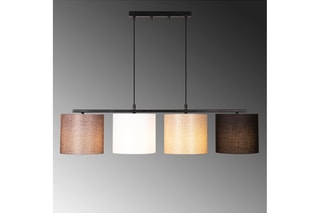 Suspension Valiz - Noir et beige