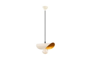 Suspension Sivani - Blanc et doré