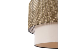 Suspension Coral - Beige et blanc