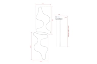Suspension LED - Blanc
