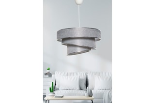 Suspension Couper - Gris et argenté
