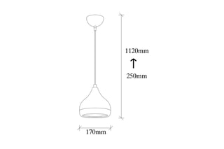 Suspension Yildo - 
Blanc