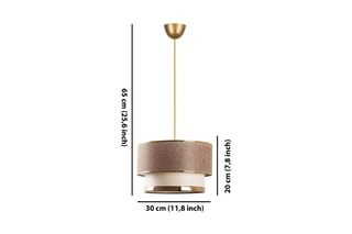 Suspension Cake - Beige et doré