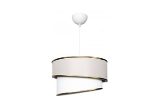 Suspension - Crème et doré - 30 x20 x 70 cm