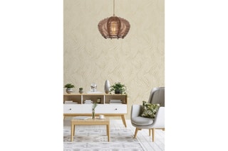 Suspension en bambou Barlas - Bronze