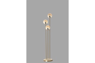 Lampadaire - Doré et transparent