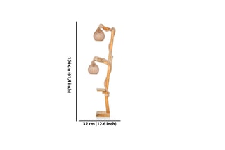 Lampadaire en bois - Naturel