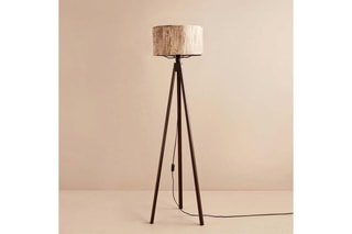 Lampadaire en bois AYD-3449 - Beige et marron