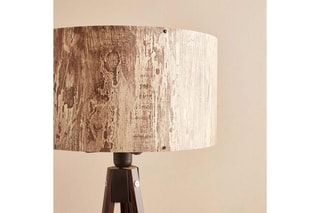Lampadaire en bois AYD-3449 - Beige et marron
