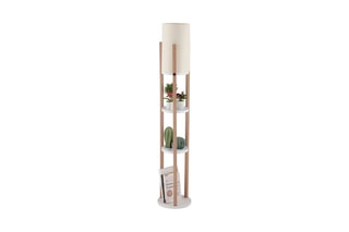 Lampadaire Circle Nora - Blanc