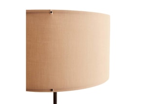 Lampadaire en bois - Naturel et beige