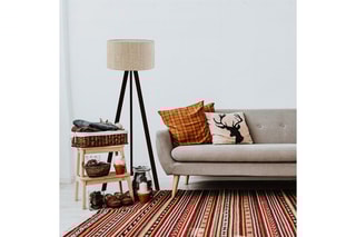 Lampadaire trépied Ayd - Beige