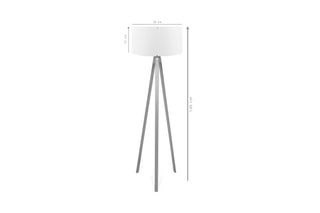 Lampadaire trépied Ayd - Vert et marron