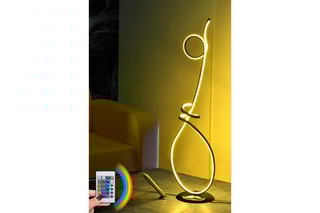 Lampadaire LED Multicolore Picasso - Blanc