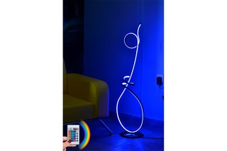 Lampadaire LED Multicolore Picasso - Blanc