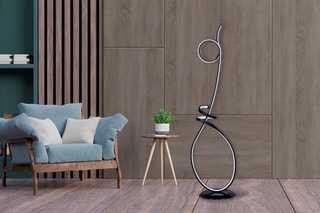 Lampadaire LED Multicolore Picasso - Blanc