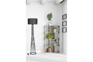 Lampadaire Havin - Noir