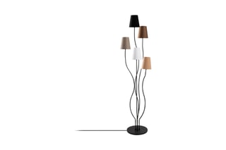 Lampadaire Bonibon - Noir et marron