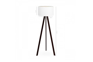 Lampadaire trépied - 
Blanc