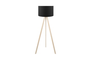 Lampadaire trépied Ayd - Noir