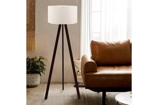 Lampadaire trépied Ayd - Crème