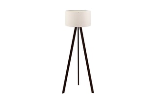 Lampadaire trépied Ayd - Crème