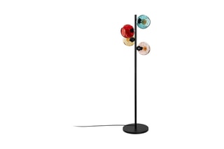 Lampadaire Benek - Noir - 4 x 40 W