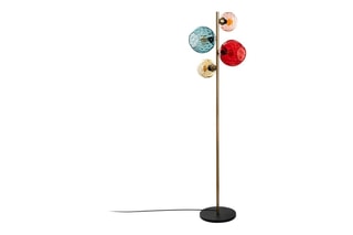 Lampadaire Benek - Doré - 4 x 40 W