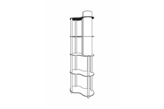 Lampadaire - Imitation noyer