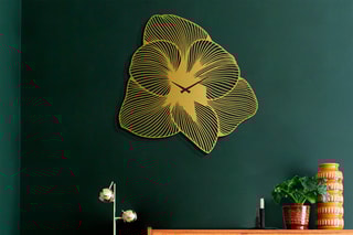 Horloge Azalea - Doré