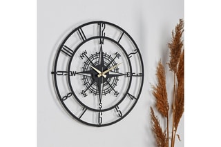 Horloge murale Bunella - 41 cm - Noir