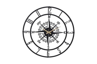 Horloge murale Bunella - 41 cm - Noir