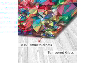 Tableau en verre trempé