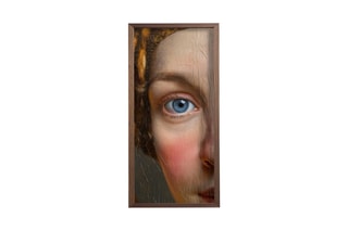 Peinture décorative encadrée en MDF Léandre - 60 x 120 cm