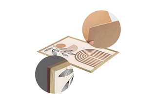 3 tableaux en bois massif