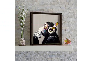 Peinture décorative encadrée en MDF Isabelle