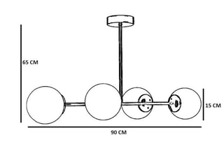 Suspension Yeni - Doré