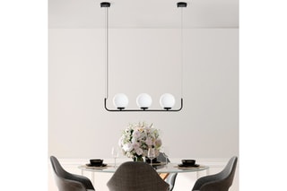 Suspension Faruk - 13715 - Blanc et noir