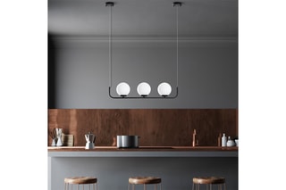 Suspension Faruk - 13715 - Blanc et noir