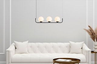 Suspension Faruk - 13715 - Blanc et noir