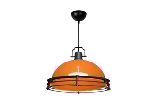 Suspension LED Ayd - Orange et noir