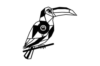 Applique murale - Noir