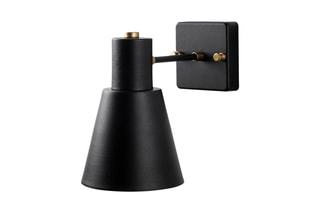 Applique murale Funnel - Noir et doré