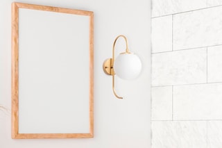 Applique murale Jewel - Doré et blanc