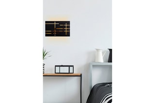 Applique murale - Noir et doré