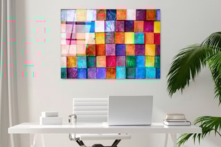Tableau en verre trempé Céline2 - 100 x 70 cm