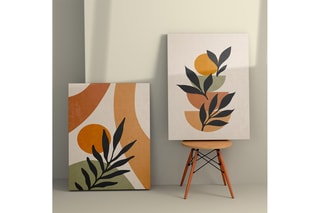 2 tableaux en bois
