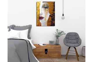 Tableau "Larmes d'or" Anne-Marie Zylberman