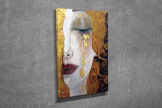 Tableau "Larmes d'or" Anne-Marie Zylberman