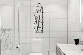 Décoration murale Female Posture Noir